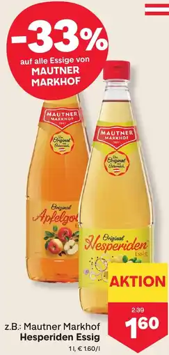 MPreis Mautner Markhof Hesperiden Essig Angebot