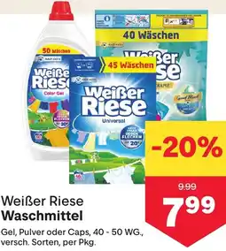 MPreis Weißer Riese Waschmittel Angebot