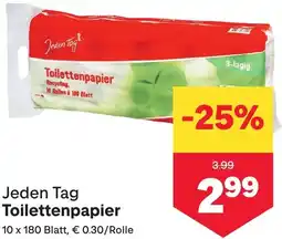 MPreis Jeden Tag Toilettenpapier Angebot