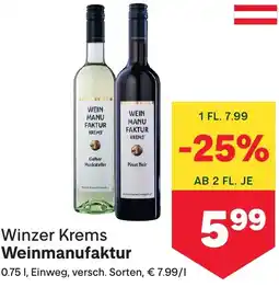 MPreis Winzer Krems Weinmanufaktur Angebot