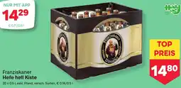 MPreis Franziskaner Hefe hell Kiste Angebot