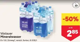 MPreis Vöslauer Mineralwasser Angebot