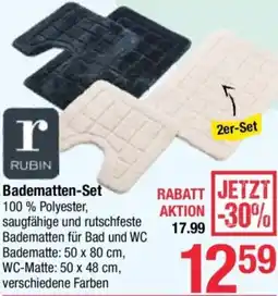 Maximarkt Badematten-Set Angebot