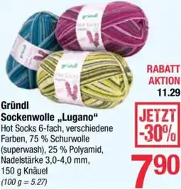 Maximarkt Gründl Sockenwolle Lugano Angebot