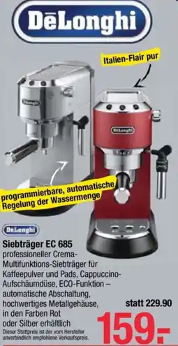 Maximarkt DeLonghi Siebträger Angebot