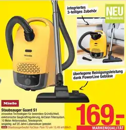 Maximarkt Miele Staubsauger Guard S1 Angebot