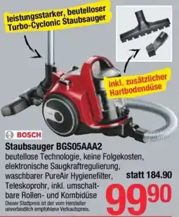Maximarkt BOSCH Staubsauger Angebot