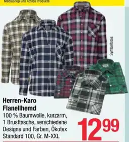 Maximarkt Herren-Karo Flanellhemd Angebot