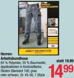 Maximarkt Herren- Arbeitsbundhose Angebot