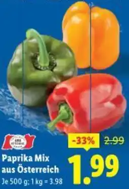 Lidl Paprika Mix Angebot