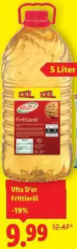 Lidl Vita D'or Frittieröl Angebot