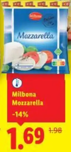 Lidl Milbona Mozzarella Angebot