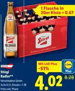 Lidl Stiegl Radler Angebot