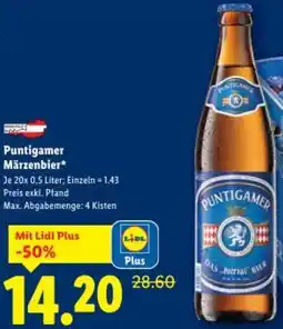 Lidl Puntigamer Märzenbier Angebot