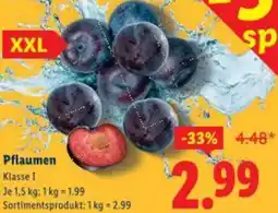 Lidl Pflaumen Angebot