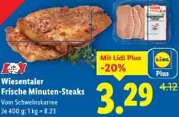 Lidl Wiesentaler Frische Minuten-Steaks Angebot