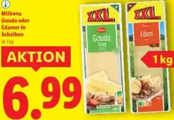 Lidl Milbona Gouda oder Edamer Angebot