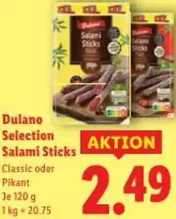 Lidl Dulano Selection Salami Sticks Angebot