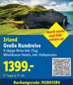Lidl Irland Große Rundreise Angebot