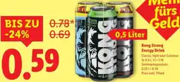 Lidl Kong Strong Energy Drink Angebot