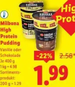 Lidl Milbona High Protein Pudding Angebot
