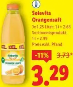 Lidl Solevita Orangensaft Angebot