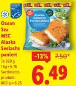 Lidl Ocean Sea MSC Alaska Seelachs paniert Angebot