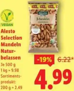 Lidl VEGAN Alesto Selection Mandeln Natur- belassen Angebot