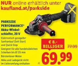 Lidl Parkside Performance Akku-Winkel- schleifer Angebot