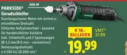 Lidl Parkside Geradschleifer Angebot