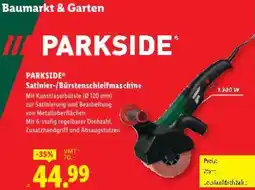 Lidl Parkside Satinier-/Bürstenschleifmaschine Angebot