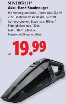 Lidl Silvercrest Akku-Hand-Staubsauger Angebot