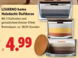 Lidl LIVARNO home Holzdocht-Duftkerze Angebot