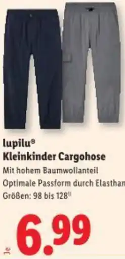 Lidl lupilu Kleinkinder Cargohose Angebot
