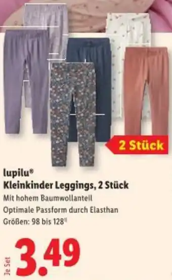 Lidl lupilu Kleinkinder Leggings Angebot