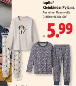 Lidl lupilu Kleinkinder Pyjama Angebot