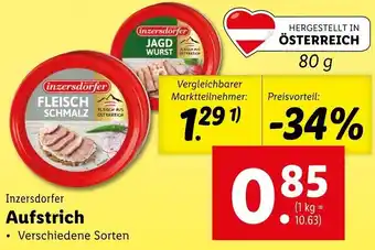 Lidl Inzersdorfer Aufstrich Angebot