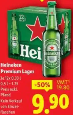 Lidl Heineken Premium Lager Angebot