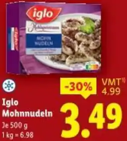 Lidl Iglo Mohnnudeln Angebot