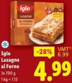 Lidl Iglo Lasagne al Forno Angebot