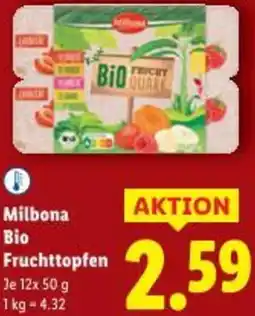 Lidl Milbona Bio Fruchttopfen Angebot