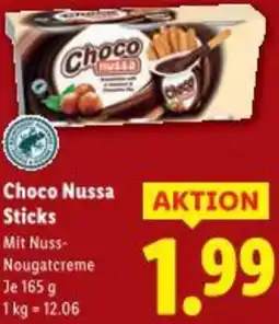 Lidl Choco Nussa Sticks Angebot