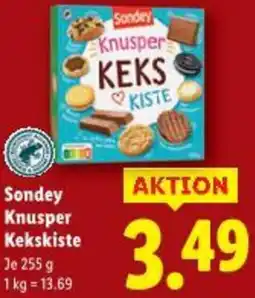 Lidl Sondey Knusper Kekskiste Angebot