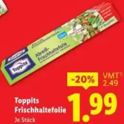 Lidl Toppits Frischhaltefolie Angebot