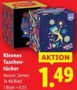 Lidl Kleenex Taschen- tücher Angebot