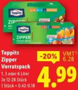 Lidl Toppits Zipper Vorratspack Angebot