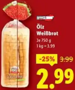 Lidl Ölz Weißbrot Angebot
