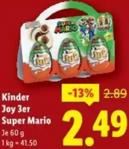 Lidl Kinder Joy Super Mario Angebot