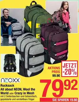 Maximarkt Rucksack Angebot