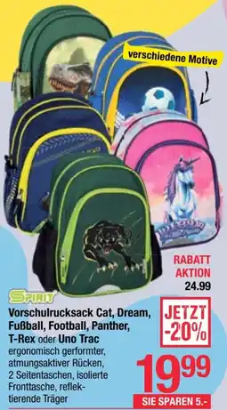 Maximarkt SPIRIT Vorschulrucksack Angebot